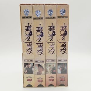 WARNER BROS | The Thorn Birds complete 4 volume/tape VHS set sealed